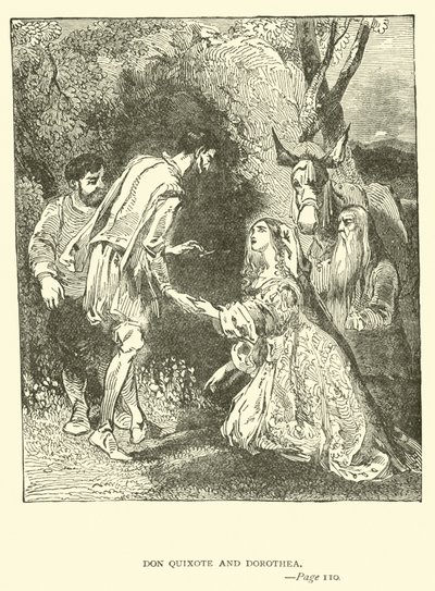 ドンキホーテとドロテア 作： John Gilbert